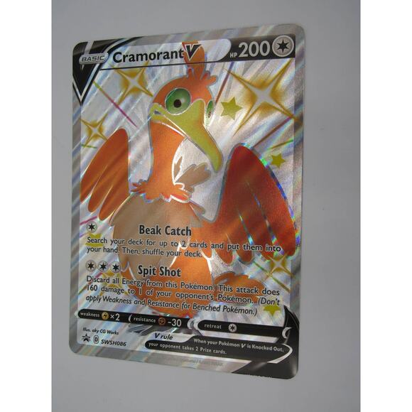 Cramorant V SWSH086 Pokemon TCG Jumbo Oversized Foil Battle Box Promo Card - Picture 1 of 12